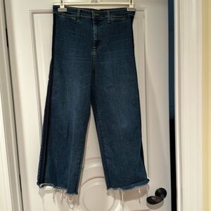 Veronica Beards gaucho 12” jeans size 30 Moritz wash